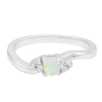 Indonesian Opal Silver Ring