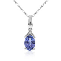 10K AAA Tanzanite Gold Necklace