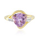 Rose de France Amethyst Silver Ring