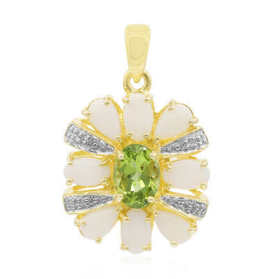 Peridot Silver Pendant