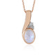 Blue Moonstone Silver Necklace (KM by Juwelo)