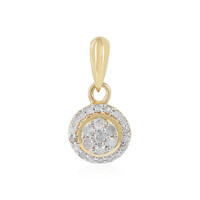 I2 (I) Diamond Silver Pendant