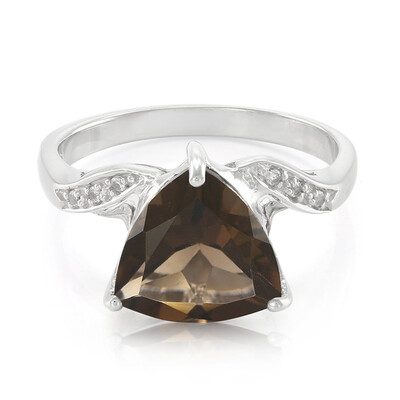 Smoky Quartz Silver Ring