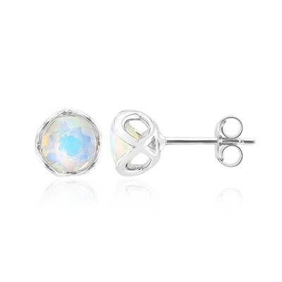 Welo Opal Silver Earrings