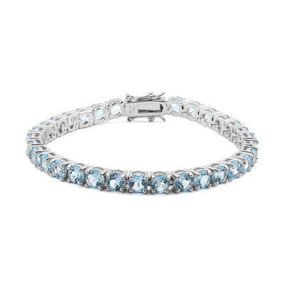 Sky Blue Topaz Silver Bracelet