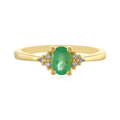 Ethiopian Emerald Silver Ring