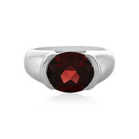 Mozambique Garnet Silver Ring