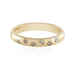 9K SI1 Brown Diamond Gold Ring