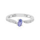 Tanzanite Silver Ring