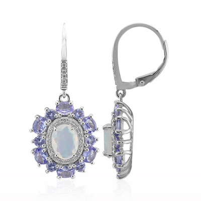 Welo Opal Silver Earrings