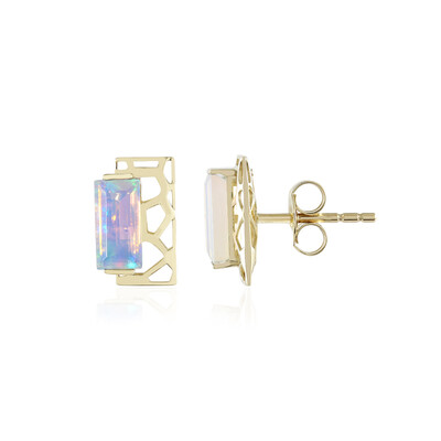 9K Welo Opal Gold Earrings (Ornaments by de Melo)