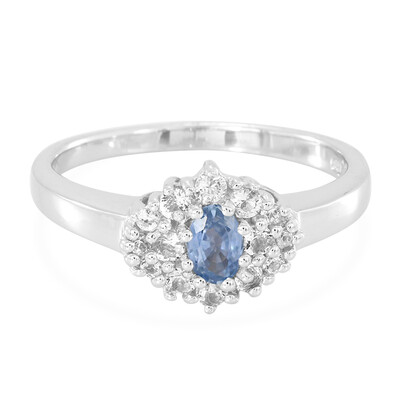 Tanzanian Sapphire Silver Ring