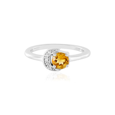 Citrine Silver Ring