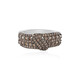 Brown Zircon Silver Ring