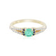 9K Russian Emerald Gold Ring (Adela Gold)