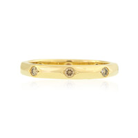 9K SI2 Argyle Champagne Diamond Gold Ring (de Melo)