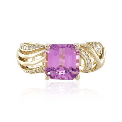 14K Patroke Kunzite Gold Ring (de Melo)