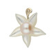 9K Mother of Pearl Gold Pendant