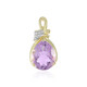 Rose de France Amethyst Silver Pendant