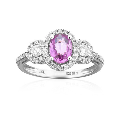 14K Pink Sapphire Gold Ring (CIRARI)