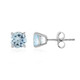 Sky Blue Topaz Silver Earrings