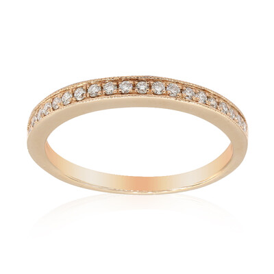 14K SI1 (H) Diamond Gold Ring (CIRARI)