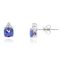 10K AAA Tanzanite Gold Earrings