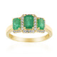 14K AAA Zambian Emerald Gold Ring (CIRARI)