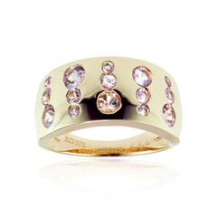 9K Pink Sapphire Gold Ring (de Melo)