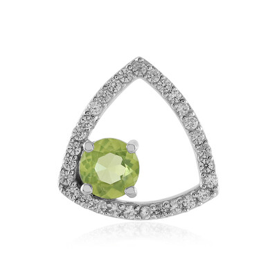 Peridot Silver Pendant