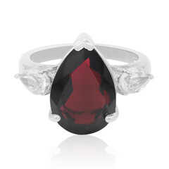 Indian Garnet Silver Ring