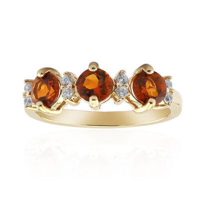 Madeira Citrine Silver Ring