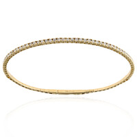 14K I1 (H) Diamond Gold Bangle (CIRARI)