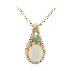 Welo Opal Silver Necklace