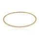 14K SI2 (H) Diamond Gold Bangle (CIRARI)