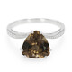 Smoky Quartz Silver Ring