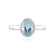 Sky Blue Topaz Silver Ring