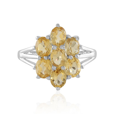 Citrine Silver Ring