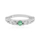 Colombian Emerald Silver Ring