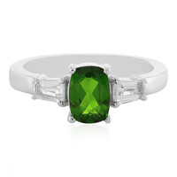 Russian Diopside Silver Ring