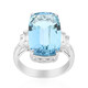 18K AAA Brazilian Aquamarine Gold Ring (CIRARI)