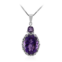 Moroccan Amethyst Silver Necklace