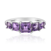 Amethyst Silver Ring