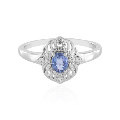 Ceylon Blue Sapphire Silver Ring