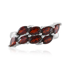 Mozambique Garnet Silver Ring