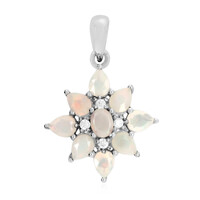 Welo Opal Silver Pendant