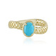 9K Sleeping Beauty Turquoise Gold Ring (Ornaments by de Melo)