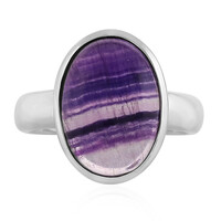 Fluorite Silver Ring