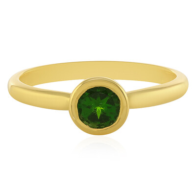 Russian Diopside Silver Ring