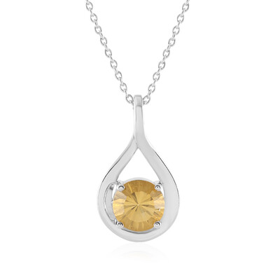 Citrine Silver Necklace